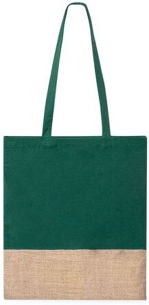 Sac Personnalisable en Coton et Jute Suelva coton jute vert