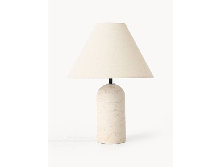 Lampe à poser avec pied en marbre Gia