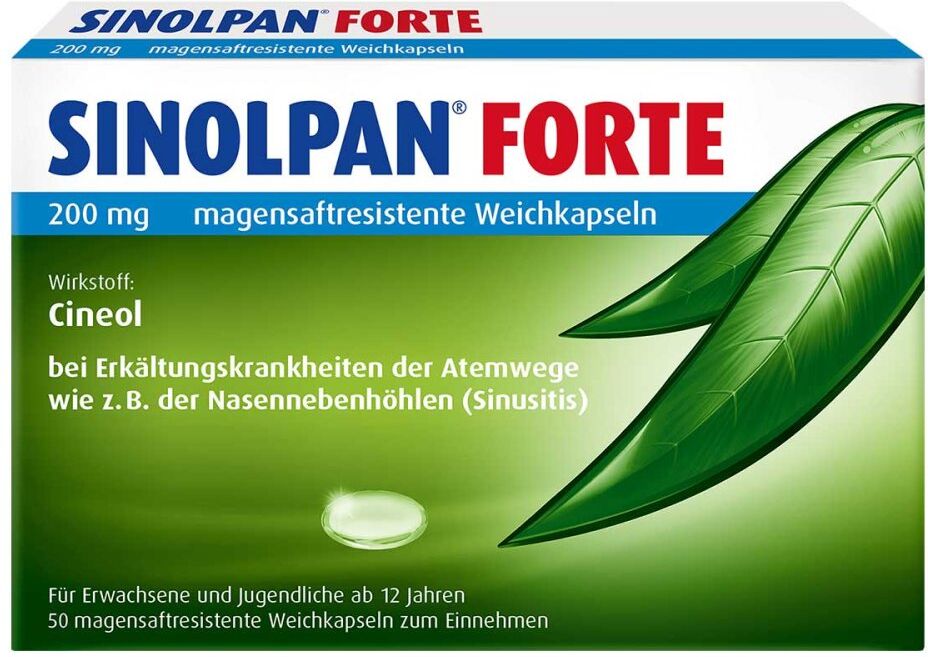 Sinolpan forte 200 mg magensaftresistent Weichkapseln 50stk