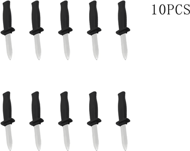 Inspire Curations Retractable Fake Knife Halloween Prank Toy Safe Costume Prop 10pcs