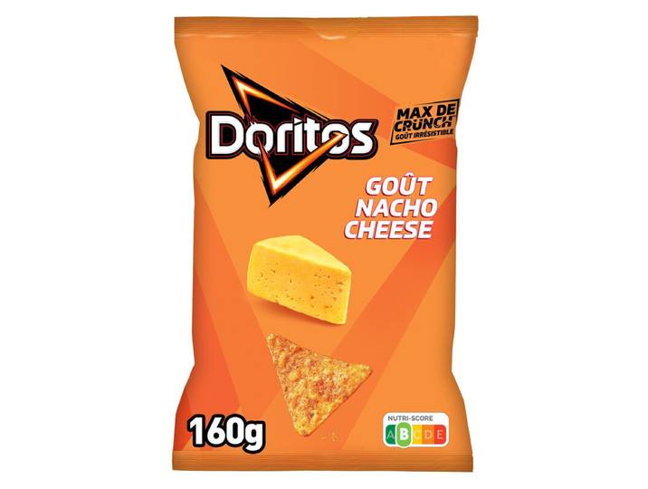 Doritos Chips de Tortilla Saveur Fromage Nacho, 160 g