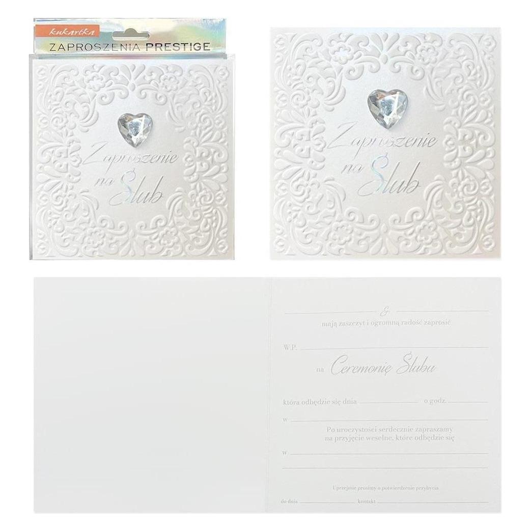Teka Hochzeitseinladung 5 Stück (5 Stk.) (47993004)