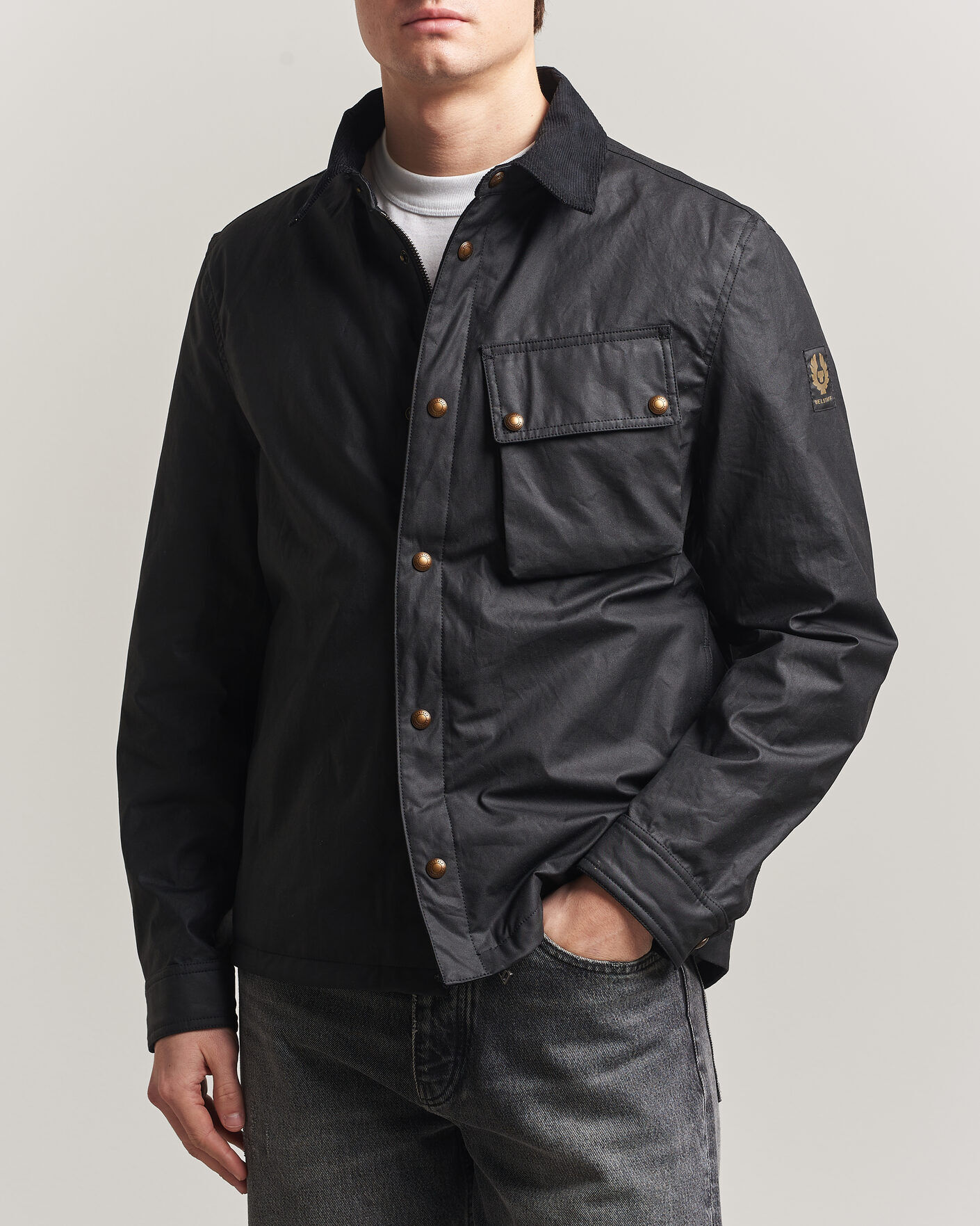 Belstaff Ground Wax Jacket Black men M Sort