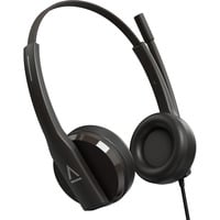 HS-230, Headset schwarz, 3,5 mm Klinke, USB-A