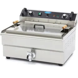 Maxima Backwaren Elektro Fritteuse 1 x 30L  mit Hahn