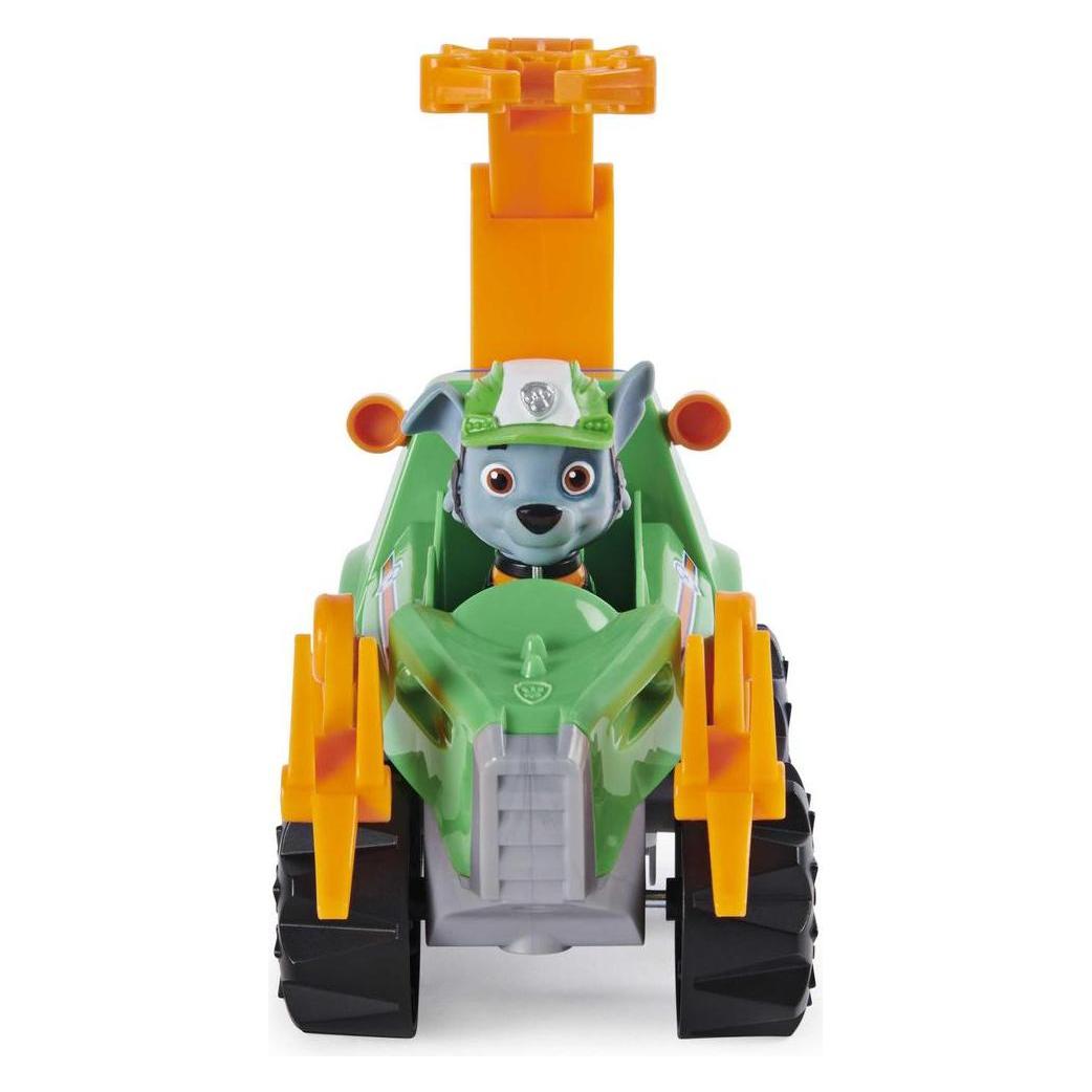 Spin Master PAW Patrol Dino Rescue Luxus-Aufziehfahrzeug von Rocky mit Überraschungs-Dinosaurierfigur (6059525)
