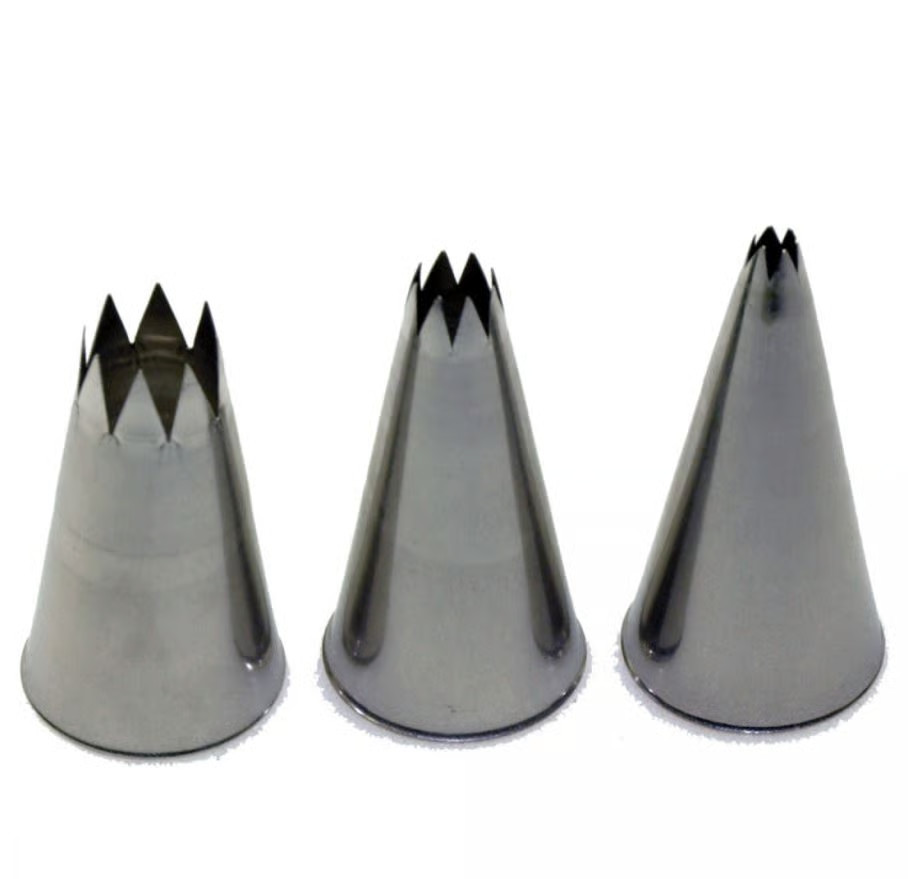 Heirol decoratieset open ster 5/9/13 mm