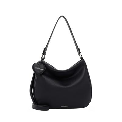 Beuteltasche EMILY & NOAH "Beutel E&N Enie", Damen, Gr. B/H/T: 34cm x 29cm x 10cm 0, blau (blau 500), Polyester, Taschen Beuteltasche