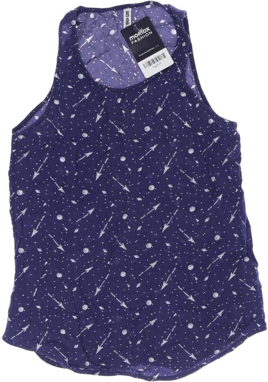 Kauf dich glucklich Damen Top, Marineblau, Gr. S, Viskose - Second Hand
