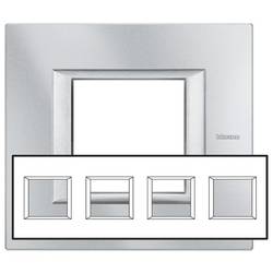 Legrand 4fach Rahmen Axolute Grau HA4802M4HHC 1 St.