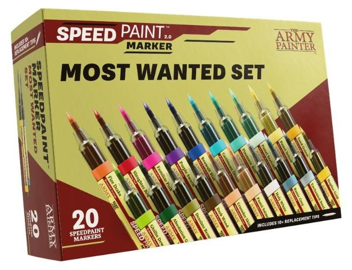 The Army Painter Speedpaint 2.0 Marker Most Wanted Set