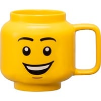 LEGO Keramiktasse Happy Boy, groß gelb