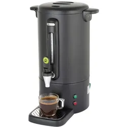 Hendi Perkolator Concept Line, mattschwarz, 357x380x502 mm