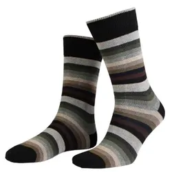 Amanda Christensen True Block Stripe Ankle Sock Schwarz Gr 47/50