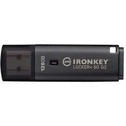 Kingston Technology IronKey 128GB Locker Plus 50 G2, FIPS 197, AES-256