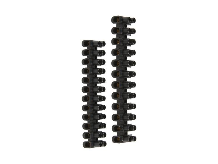 Umove Lüsterklemmen 12-polig 1 x für Kabel-Ø bis 0,5 - 2,5 mm² 1 x für Kabel-Ø 4,0 - 6,0 mm²