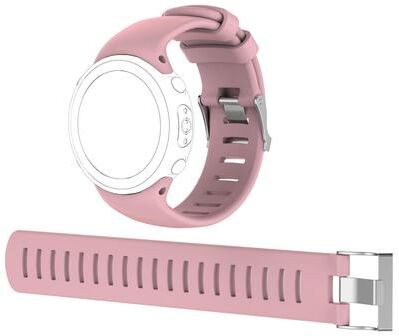 Everyday Crate Suunto D4 D4i Novo Silicone Dive Watch Band With Extension Strap Soft Replacement Wristband pink