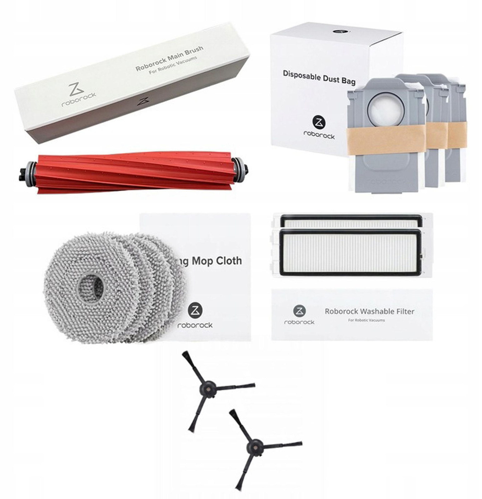 Originele accessoires voor de Roborock Q Revo: filters, borstels, dweilen en stofzuigzakken