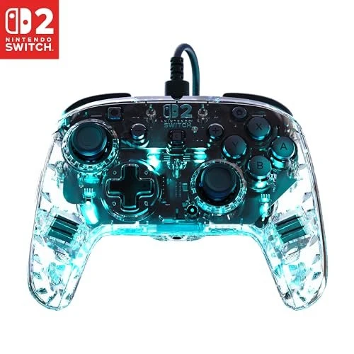 Turtle Beach Afterglow Wired Nintendo Switch 2 - Translucent