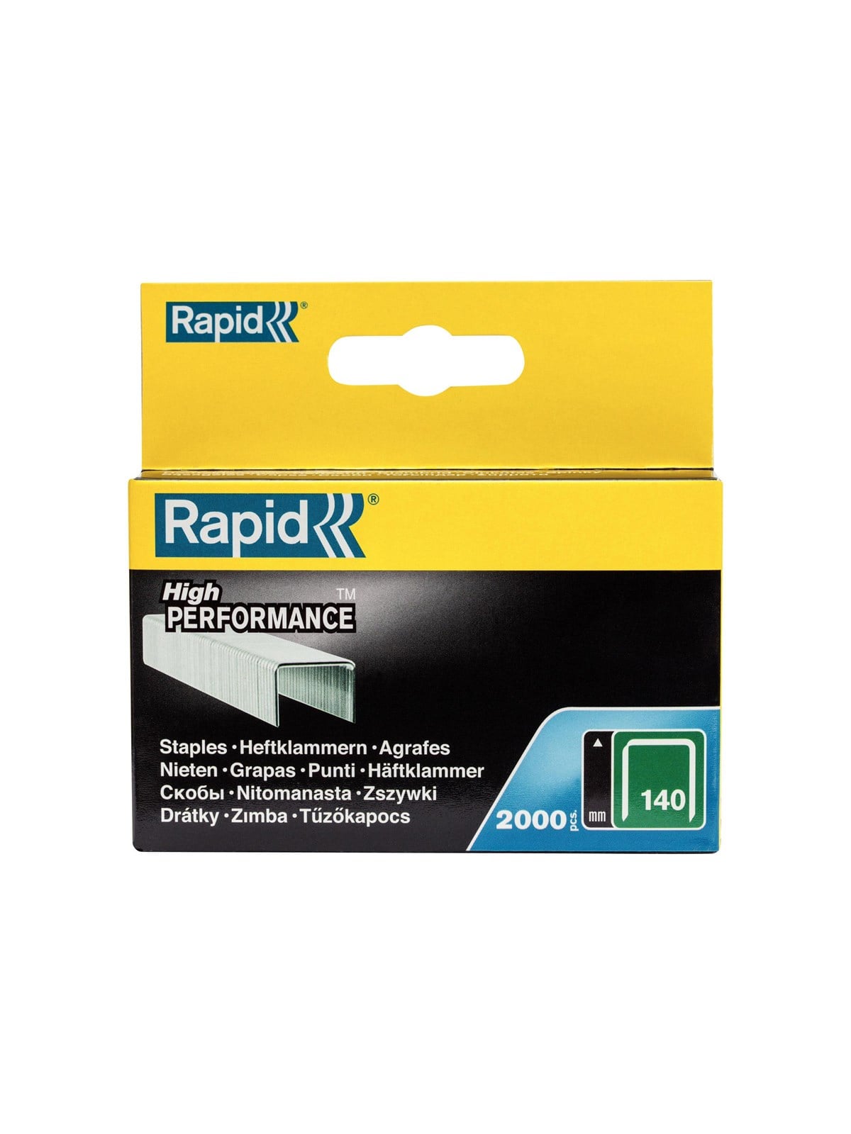Rapid High Performance - staples - No. 140 - 10 mm - pack of 2000