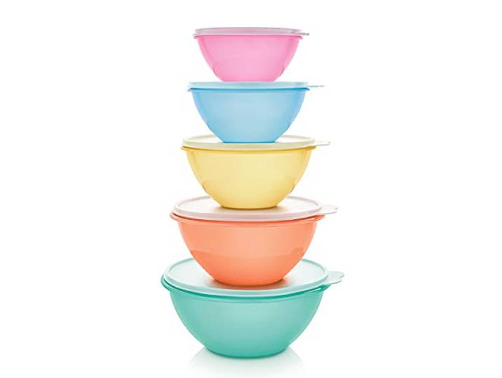 New Tupperware NewTupperware Classic Wonderlier Rührschüssel, mehrfarbig, 5 Stück