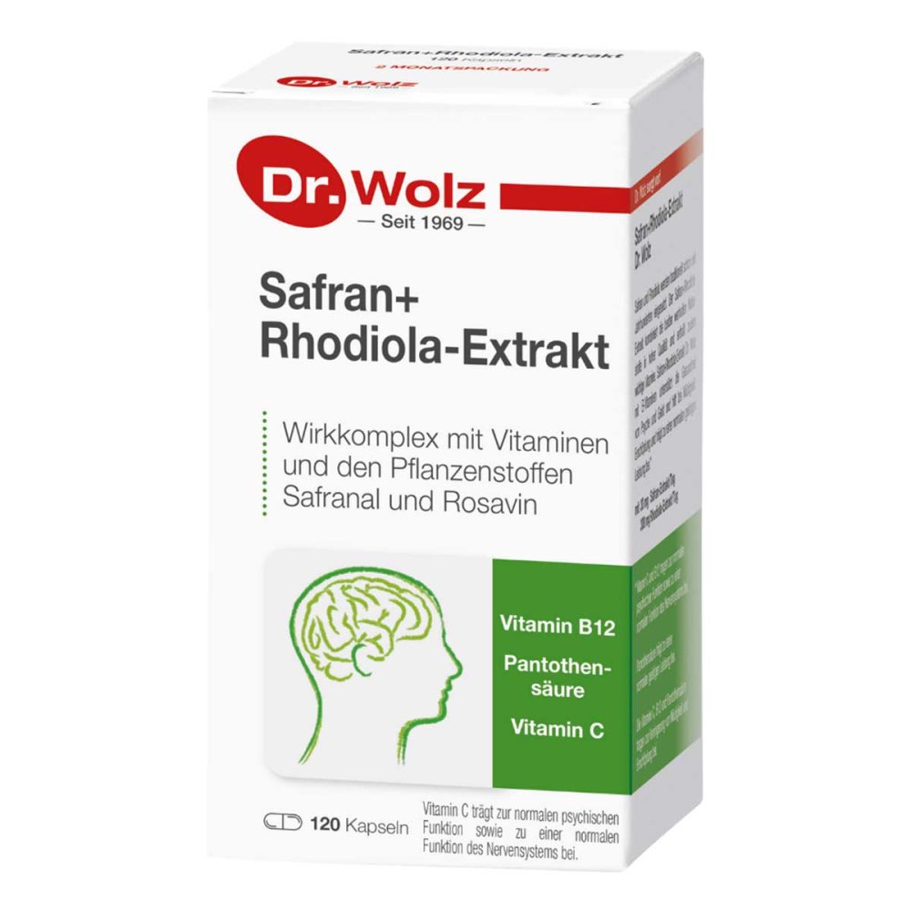 Dr. Wolz Zell GmbH Dr. Wolz Safran+Rhodiola-Extrakt Kapseln 10251944