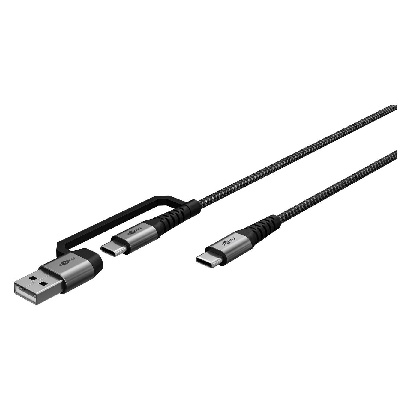Goobay 2in1 (3 m, USB 2.0, 60 W) (70279)