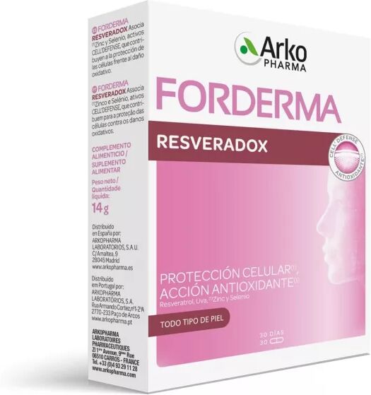 Arkopharma Forderma Resveradox x30 Cápsulas