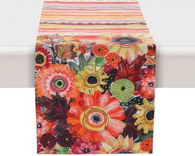 Laural Home Harvest Snippets Table Runner