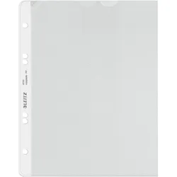 Leitz, Mappe, Prospekthüllen A5 130my PP farblos Premium Packung 100 Stück (A5)