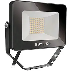 Esylux, Fassadenbeleuchtung, EL10810916 schwarz LEDStrahler 4000K 10W (1000 lm, IP65)