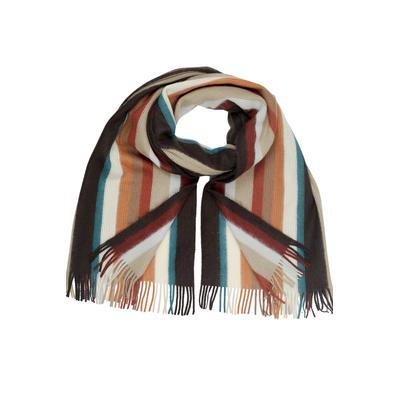 Wollschal "Farbstreifen", Damen, bunt (multi), Polyacryl, COLLEZIONE ALESSANDRO, gestreift, Basic, Modetücher, in modischen Farben, Made in Italy