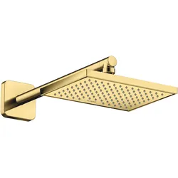 hansgrohe AXOR ShowerSolutions Duschkopf 245/185, 1 Strahlart, 35373990, Farbe: Polished Gold Optic