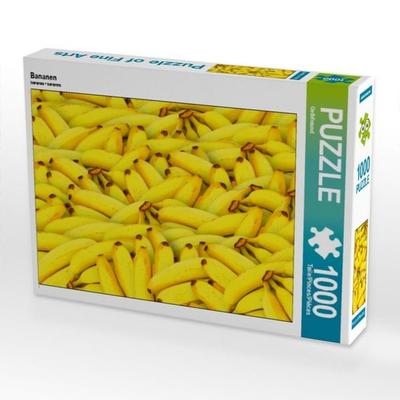 CALVENDO Puzzle Bananen 1000 Teile Puzzle quer | 1000 Teile Lege-Größe 64 × 48 cm Foto-Puzzle für glückliche Stunden