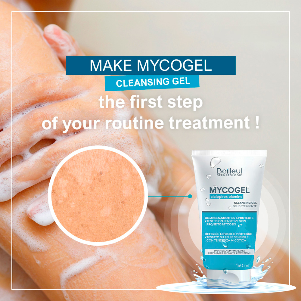 Biorga Mycogel Foaming Cleansing Gel for Sensitive Skin