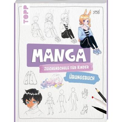 Manga-Zeichenschule für Kinder Übungsbuch, Taschenbuch von Yoai, Frechverlag GmbH, 978-3-7358-9010-8