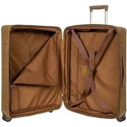 Brics Life 4 Rollen Trolley L 78 cm mit Dehnfalte, Koffer, Braun