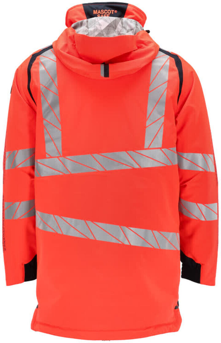 Mascot Parka CLIMASCOT® geringes Gewicht Hi-vis rot/schwarzblau (19030-449-22210-L)