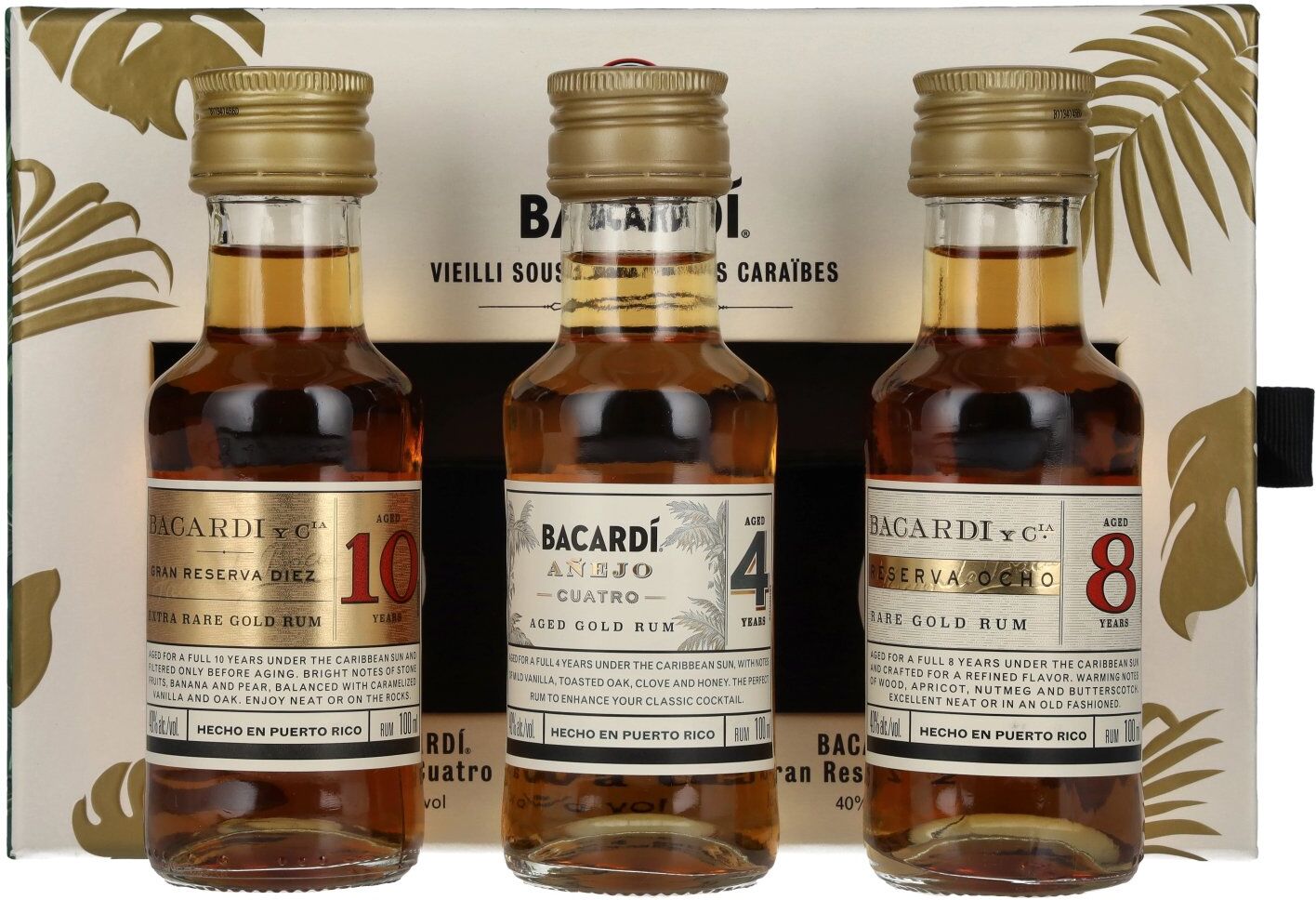 Bacardi DISCOVERY PACK 40% Vol. 3x0,1l in Geschenkbox