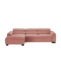 Jette Home Ecksofa  Flirt ¦ rosa/pink ¦ Maße (cm): B: 258 H: 84 T: 179.0