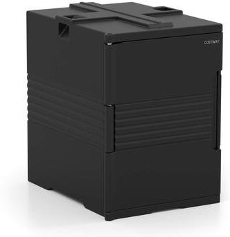 91 Qt Non-Electrical Food Warmer Cooler w/Door Shafts & Latches