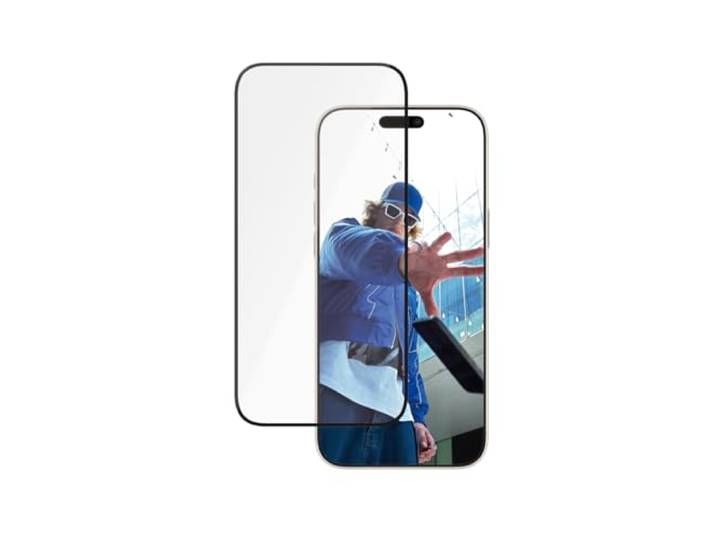 PanzerGlass Ceramic Screenprotector iPhone 16 Pro Max, Ultra-Wide Fit