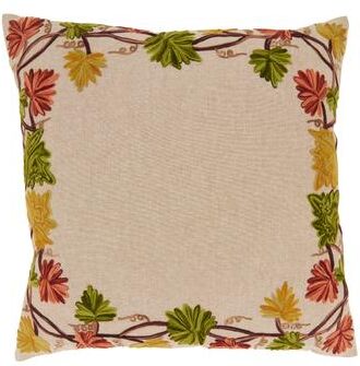 Saro Lifestyle "Golden Grove Leaf Napkin (Set of 4) - 20""x20"""