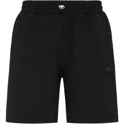 PLEIN SPORT Jogging-Shorts, Größe M in Schwarz 02