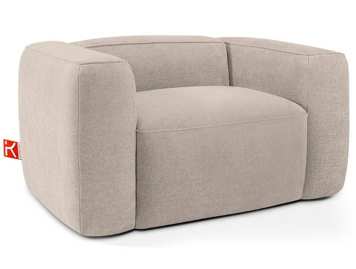 KONSIMO® Sessel FUBBO Einzelsessel, Polstersessel, hergestellt in der EU, extrem bequem, Modernes Design, mit Wellfedern in der Sitzfläche