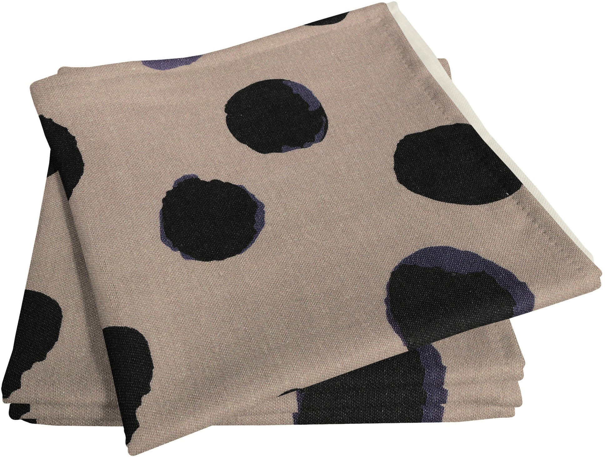 Stoffserviette ADAM "Dots", lila, B:30cm L:30cm, Obermaterial: 73% Leinen, 27% Baumwolle, Servietten, Stoffserviette, aus Bio-Baumwolle,Made in Germany lila Bio-Baumwolle Leinen