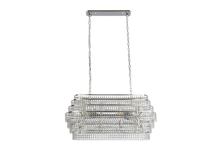 Kristallen kroonluchter Rene Searchlight - 4512-12CC