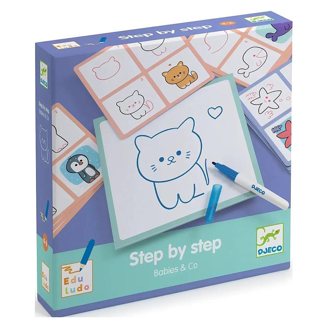 Djeco Eduludo Step by step Babies & Co (mult) (DJ08246)