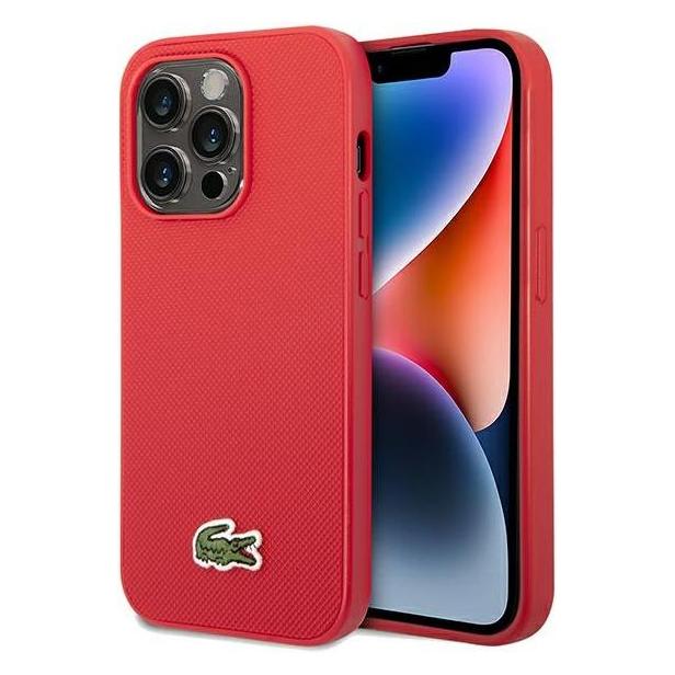 Lacoste LCHMP14LPVCR iPhone 14 Pro 6.1" czerwony/red hardcase Iconic Petit Pique MagSafe (Apple iPhone 14 Pro) (40128390)