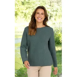 Baumwoll-Pullover in salbei in Größe 40/42 von DW-Shop, Salbei, 40/42